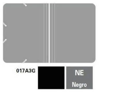 Carpeta de Dibujo A3 CArt/Goma Negra 15859