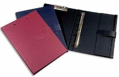 Carpeta de miniclip  folio 16 anillas trabilla displast 555