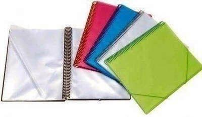 Carpeta de Fundas Maxiplas A4 20F. Rojo translucido 39832051