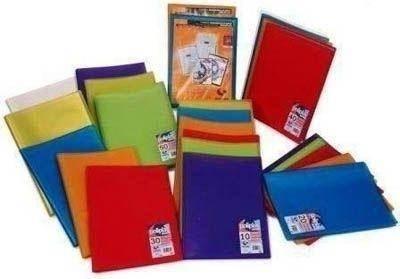 Carpeta de Fundas Polyplas 40 Rojo translucido 01441251