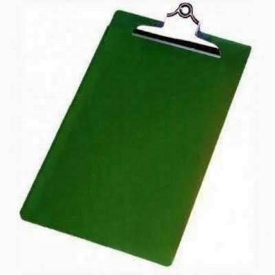 Carpeta de Pinza Pryse 230*317 Verde 2350002 Transparente.