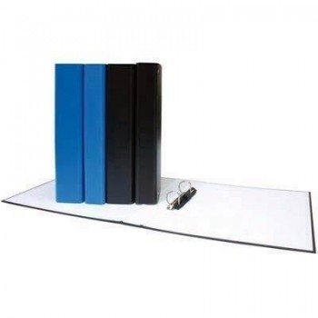 Carpeta Grafoplas 07304430 A4 4 anillas 40 milimetros azul carton forrado
