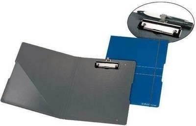 Carpeta miniclip Herlitz A4 con gomas azul opaco 11217213