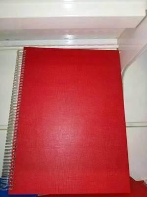 Carpeta fundas Taranilla espiral folio 30 fundas rojo 80230.11