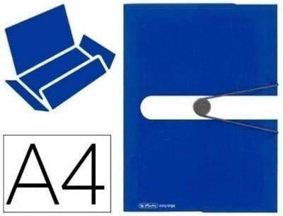Carpeta herlitz A4 solapas blocking 50002474 azul