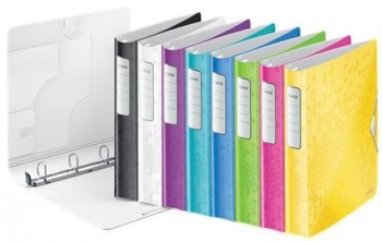 Carpeta Leitz 42400154 A4 4 anillas 30mm. verde Active Wow