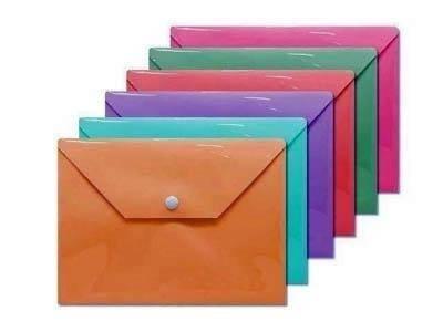 Carpeta broche 4º p/10 Bismark pastel surtido 326622 polipropileno