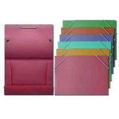 Carpeta Bismark 4º solapas paquete de 6 pastel 326624 surtido