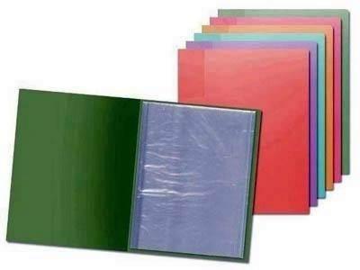 Carpeta fundas Bismark A4 10 fundas pastel surtido 326628