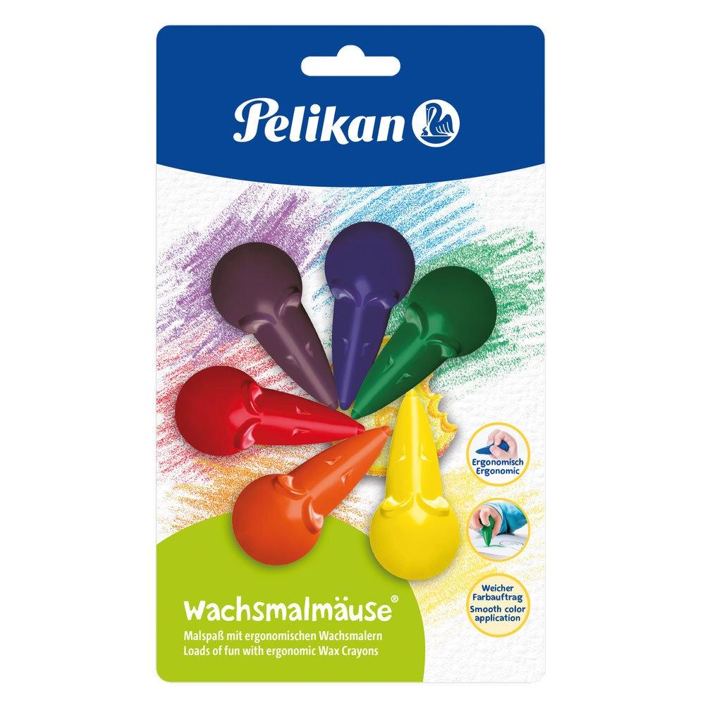Ceras Pelikan blister de 6 raton 803328 501/6/B