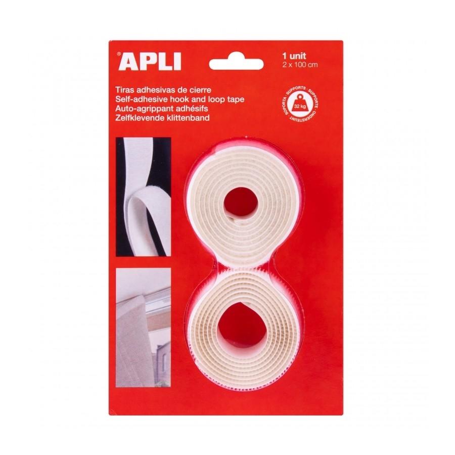 Velcro Apli 13657 blanco 20mmx1m