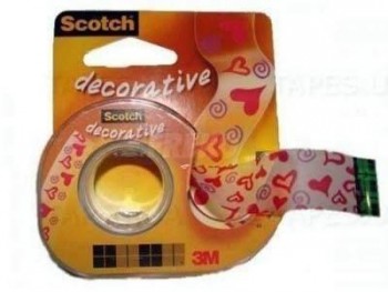 Miniportarrollos Scotch decorada 3.8*19MM 214HD-HT
