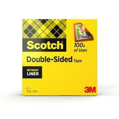 Cinta adhesiva 3m 665/1933 Scotch  de doble cara, 1 rollo de 19 mm x 33 m
