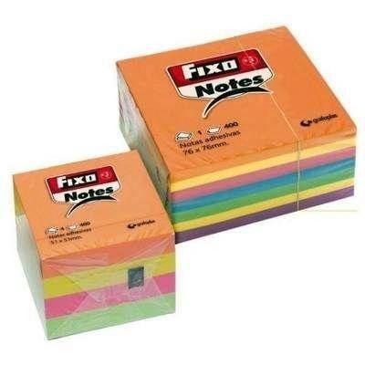 Taco de notas Fixo 65005180 51X51 STD. 400H. neon