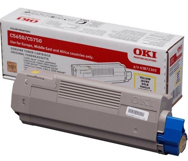 Toner Oki C-5650/5750 Amarillo 43872305 11865