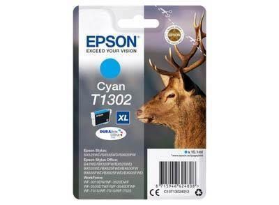Inkjet Epson Original T1302 Cyan C13T13024012