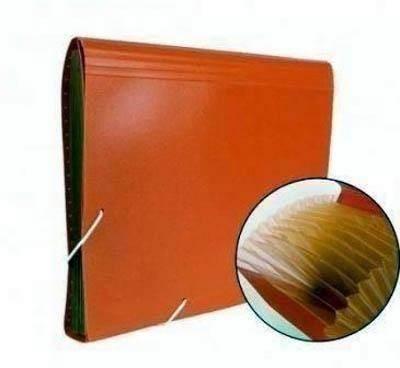 Clasificador PP Transparente.A4 4152005 Naranja