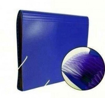Clasificador PP Transparente.A4 4152007 Azul Oscuro