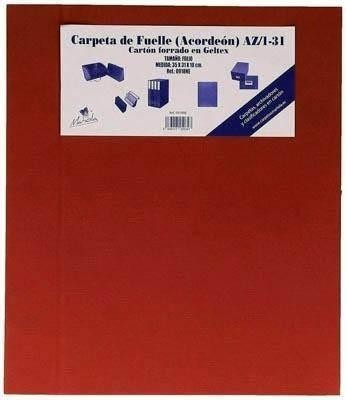 Clasificador fuelle folio A-Z/ 1-31 balacron 0918 Negro