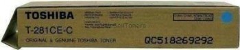 Toner laser Toshiba original T-281-CEC cian