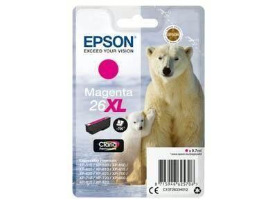 Inkjet Epson Original T2633 Magenta Nº26XL C13T26334012