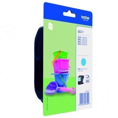 Inkjet Brother Original LC221C Cyan