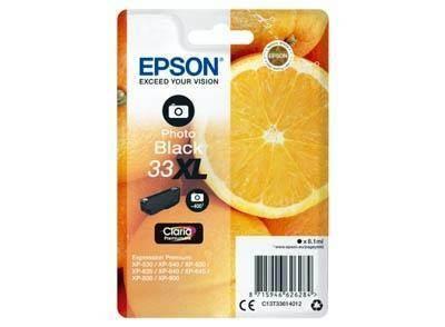 Ink Epson original T3361 negro foto nº 33XL C13T33614012