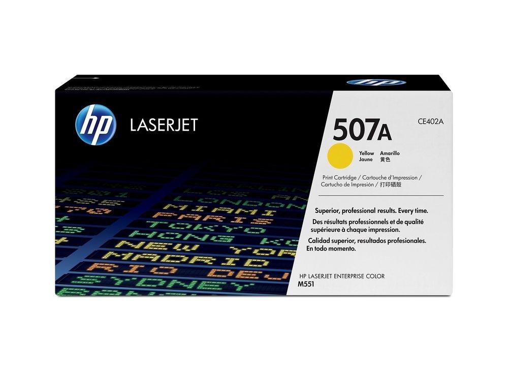 Toner HP original CE402A amarillo