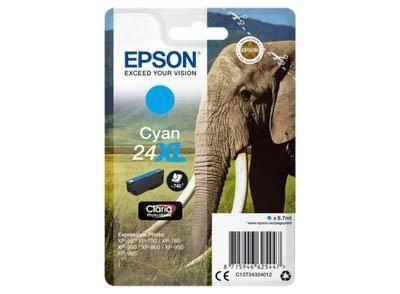 Ink Epson oritinal T2432 cian nº24XL C13T24324012