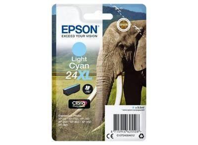 Ink Epson oritinal T2435 cian claro nº24XL C13T24354012