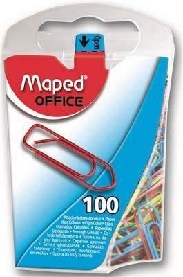 Clip Maped nº2 caja de 100 colores 321011