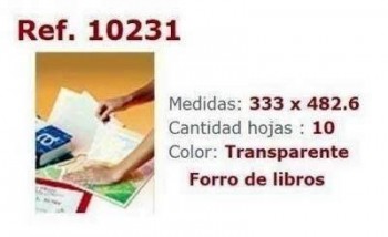 Forra-Libros Apli 10231 A-3 10H.
