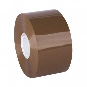 Precinto Apli 12873 COMPACT sin ruido polipropileno acrílico marrón 28 micras 50mm x 132m
