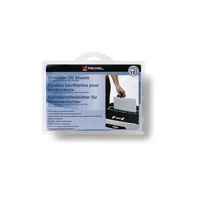 Hojas aceite Rexel 2101948 lubricante destructora 12 hojas