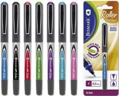 Boligrafo Bismark B-602 roller 0.5 7 colores surtido blister 1 unidad 328027