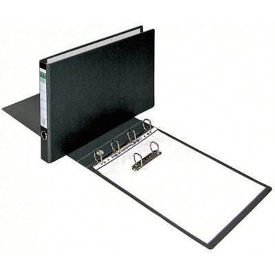 Carpeta Elba 4 anillas 35mm A3 apaisado negro jaspeado 100580230