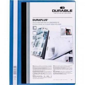 Dossier fástener Durable Duraplus con bolsa A4 azul 2579-06