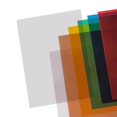 Tapa plastico paquete de 100 A4 0.18 amarillo opaco Yosan 0510OPAMD