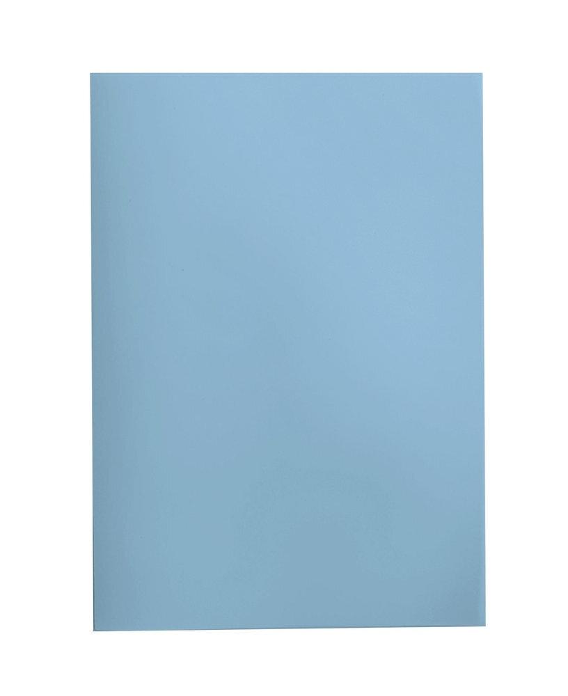 Tapa plastico duro DHP 22170 p/100 A4 0.45 azul pastel opaco