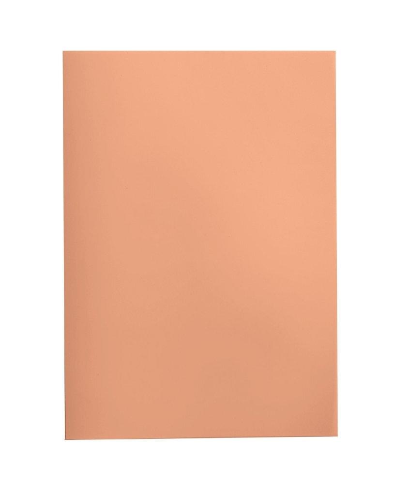 Tapa plastico duro DHP 22172 p/100 A4 0.45 naranja pastel opaco