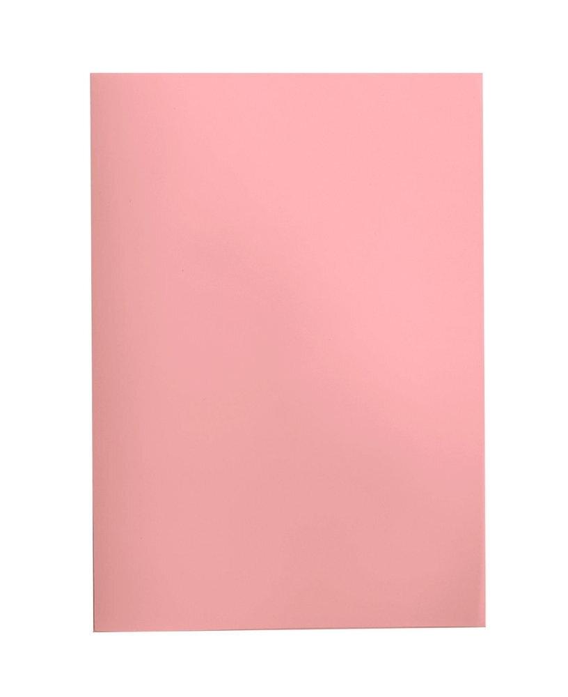 Tapa plastico duro DHP 22174 p/100 A4 0.45 rosa pastel opaco