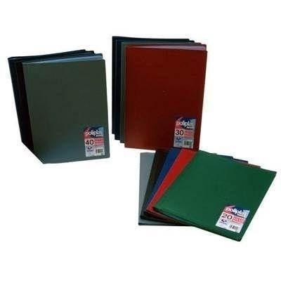 Carpeta de Fundas Polyplas A4 50 Opaco Negro 01350010