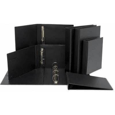 CARPETA PVC 4 ANILLAS 25MM A3 APAISADO NEGRO