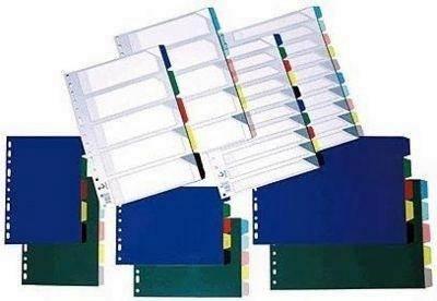 Separador Grafoplas 16 taladros 10h A4 transparente