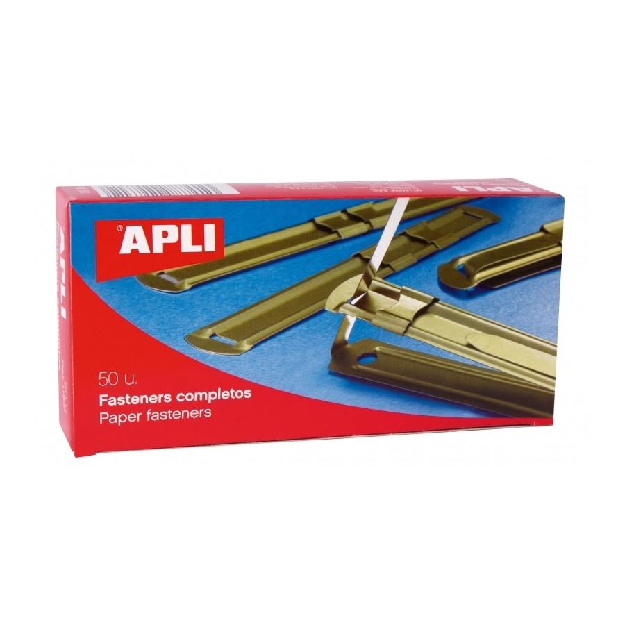 Fastener Apli 11831 metálicos dorados 50 unidades