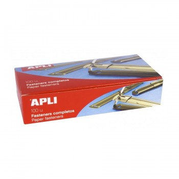 Fastener Apli 11832 metálicos dorados 100 unidades
