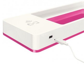 Organizador de sobremesa Leitz WOW DUAL blanco/fucsia 53651023