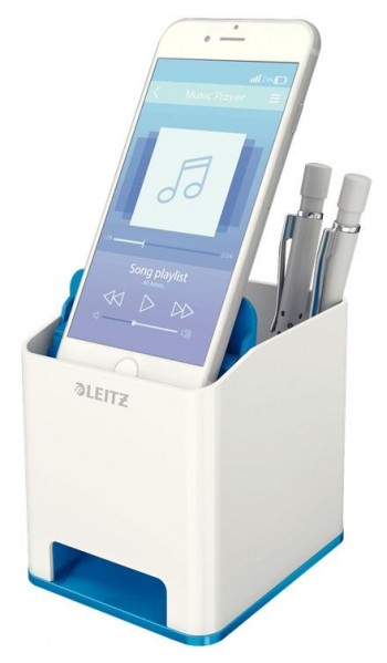 Cubilete Leitz WOW DUAL, azul/blanco 53631036