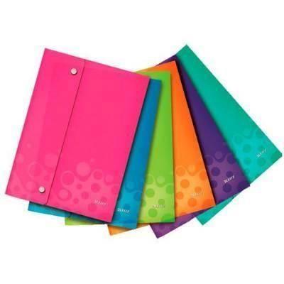 Sobre Leitz Wow PP con cierre de clip A4 colores surtidos