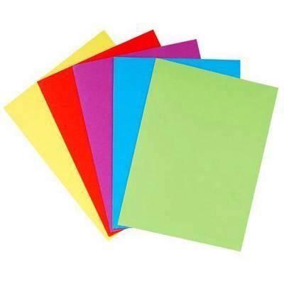 Paq.25 subcarpetas Exacompta doble bolsillo A4 colores surtidos